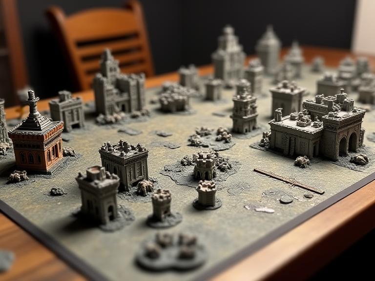 Escenografía modular para mesas de juego